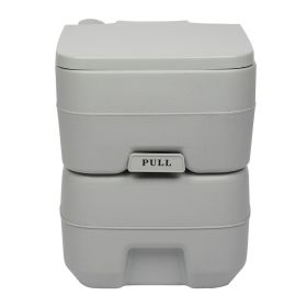 20L Portable Removable Flush Toilet with Double Outlet(Same as 44809271)