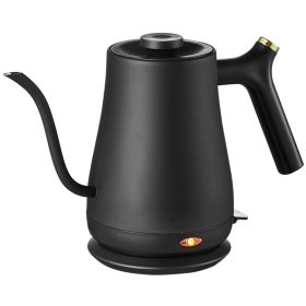 1L Electric Gooseneck Kettle, 1200W Fast Heating Gooseneck Pour Over Coffee Tea Kettle